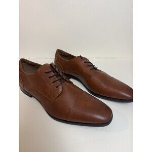 Aldo Mens Belaire Dress Shoes Size 13 Brown Leather Lace Up
